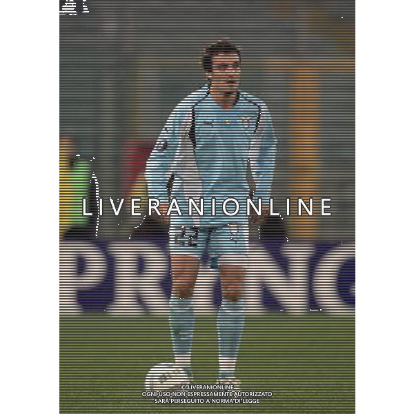 LAZIO-PARTIZAN BELGRADO 25/11/2004 NELLA FOTO MASSIMO ODDO AGENZIA ALDO LIVERANI