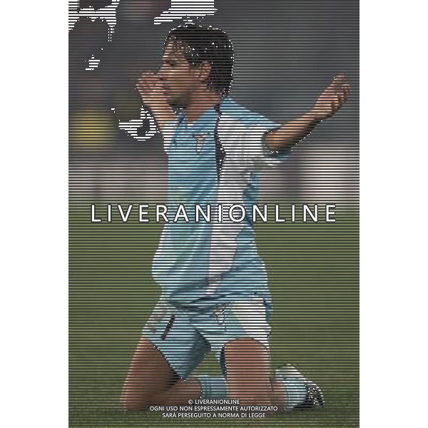 LAZIO-PARTIZAN BELGRADO 25/11/2004 NELLA FOTO SIMONE INZAGHI AGENZIA ALDO LIVERANI