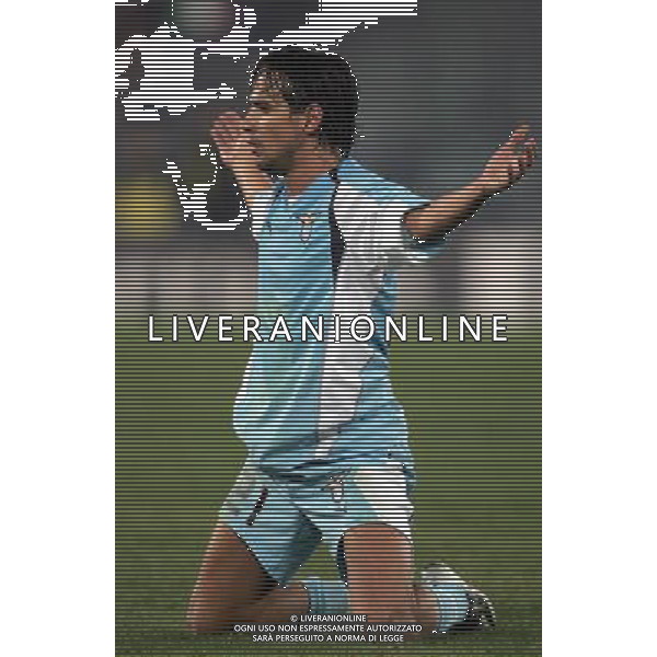 LAZIO-PARTIZAN BELGRADO 25/11/2004 NELLA FOTO SIMONE INZAGHI AGENZIA ALDO LIVERANI