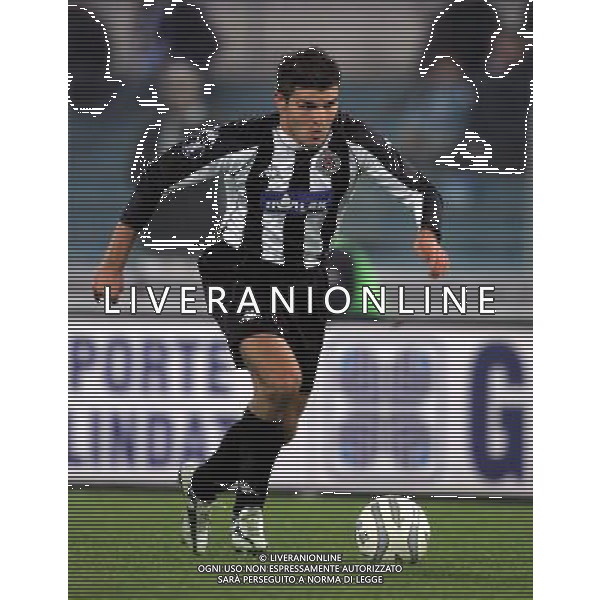 LAZIO-PARTIZAN BELGRADO 25/11/2004 NELLA FOTO VUKCEVIC SIMON AGENZIA ALDO LIVERANI