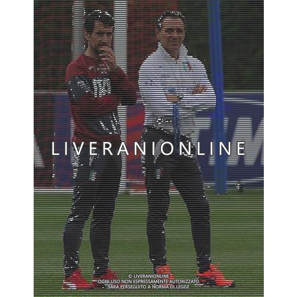 Raduno Nazionale Italiana in vista dei Mondiali di Calcio FIFA 2014 in Brasile Firenze - 30.05.2014 Allenamento Nella Foto:prandelli pin /Ph.Vitez-Ag. Aldo Liverani