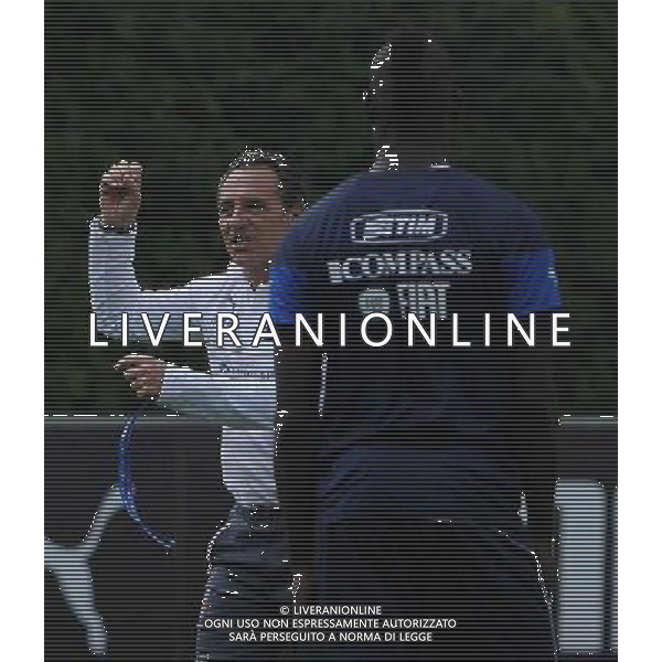Raduno Nazionale Italiana in vista dei Mondiali di Calcio FIFA 2014 in Brasile Firenze - 30.05.2014 Allenamento Nella Foto:prandelli balotelli /Ph.Vitez-Ag. Aldo Liverani