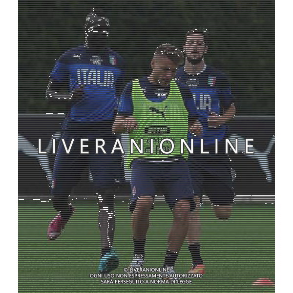 Raduno Nazionale Italiana in vista dei Mondiali di Calcio FIFA 2014 in Brasile Firenze - 30.05.2014 Allenamento Nella Foto:immobile balotelli destro /Ph.Vitez-Ag. Aldo Liverani
