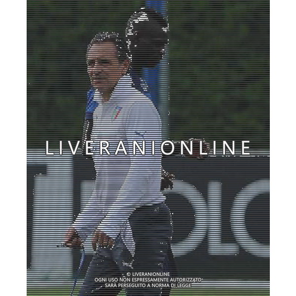 Raduno Nazionale Italiana in vista dei Mondiali di Calcio FIFA 2014 in Brasile Firenze - 30.05.2014 Allenamento Nella Foto:prandelli balotelli /Ph.Vitez-Ag. Aldo Liverani