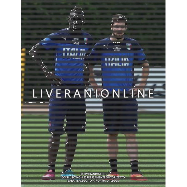 Raduno Nazionale Italiana in vista dei Mondiali di Calcio FIFA 2014 in Brasile Firenze - 30.05.2014 Allenamento Nella Foto:balotelli destro /Ph.Vitez-Ag. Aldo Liverani