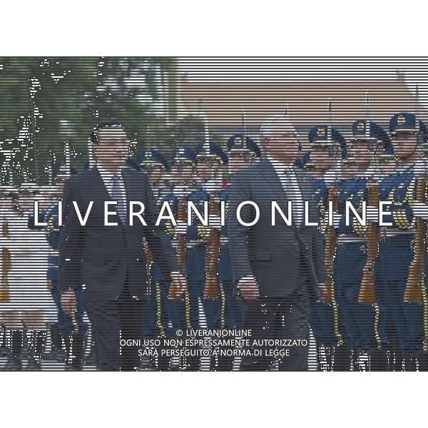 (140529) -- BEIJING, May 29, 2014 () -- Chinese Premier Li Keqiang (L front) and Malaysian Prime Minister Najib Razak (R front) review the guard of honor at the welcoming ceremony before their talks in Beijing, capital of China, May 29, 2014. (/Wang Ye) (zkr) Â©PHOTOSHOT/Agenzia Aldo Liverani sas - ITALY ONLY - EDITORIAL USE ONLY