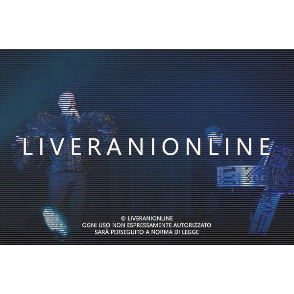 Pet Shop Boys perform at the Brighton Centre, Brighton UK on 29 May 2014. Neil Tennant \' Chris Lowe pictured. AG ALDO LIVERANI SAS ONLY ITALY