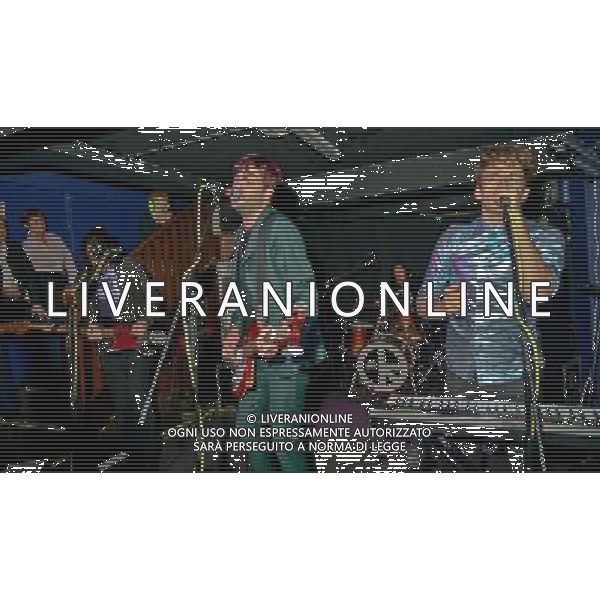  Klaxons, Jamie Reynolds, James Righton, Simon Taylor-Davis, George Latham play small intimate gig for 200 lucky ticket holders at the 2 Pigs, Cheltenham Date ;30/5/2014 ag aldo liverani sas only italy