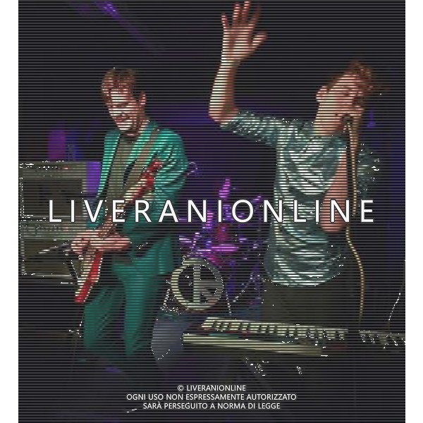  Klaxons, Jamie Reynolds, James Righton, Simon Taylor-Davis, George Latham play small intimate gig for 200 lucky ticket holders at the 2 Pigs, Cheltenham Date ;30/5/2014 ag aldo liverani sas only italy
