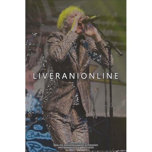 Sir Bob Geldof performs as the Boomtown Rats, on the main stage at Wychwood Festival 2014, Cheltenham Racecourse, UK. Show here Bob Geldof Â©PHOTOSHOT/Agenzia Aldo Liverani sas - ITALY ONLY - EDITORIAL USE ONLY