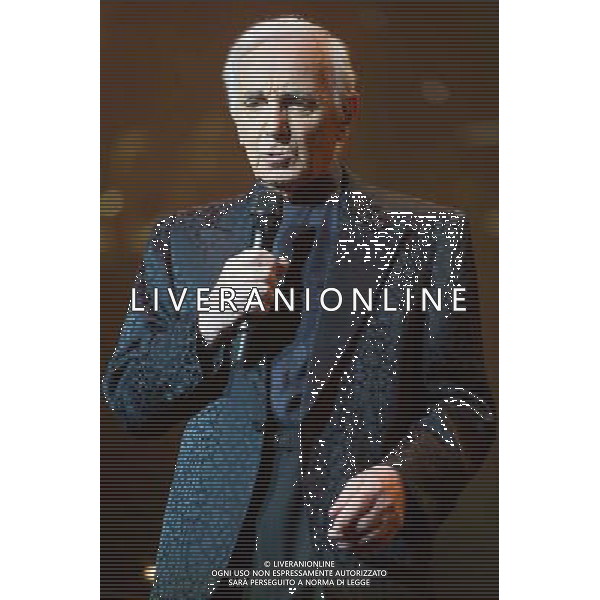 French-Armenian singer Charles Aznavour (born Shahnour Varinag Aznavourian) perfoms on his farewell tour at Royal Albert Hall, London, England, UK on Sunday 1st June 2014 in celebration of his 90th birthday. Â©PHOTOSHOT/Agenzia Aldo Liverani sas - ITALY ONLY - EDITORIAL USE ONLY