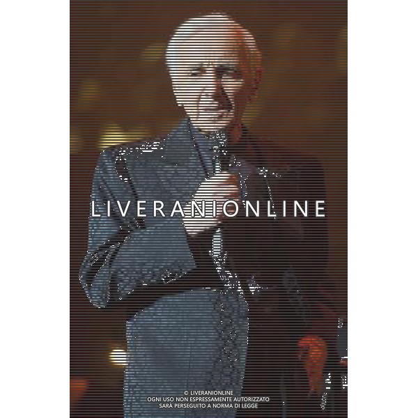 French-Armenian singer Charles Aznavour (born Shahnour Varinag Aznavourian) perfoms on his farewell tour at Royal Albert Hall, London, England, UK on Sunday 1st June 2014 in celebration of his 90th birthday. Â©PHOTOSHOT/Agenzia Aldo Liverani sas - ITALY ONLY - EDITORIAL USE ONLY