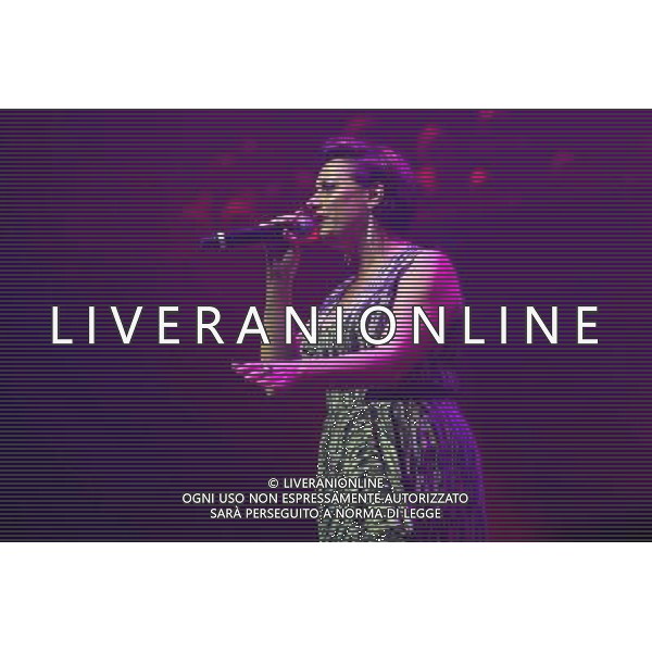 Nina Ferro opens for Charles Aznavour at Royal Albert Hall, London, England, UK on Sunday 1st June 2014. Â©PHOTOSHOT/Agenzia Aldo Liverani sas - ITALY ONLY - EDITORIAL USE ONLY