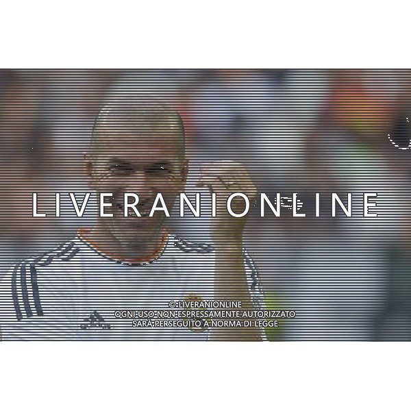 UNESCO CUP, SFIDA TRA VECCHIE GLORIE DI JUVE E REAL Juventus Stadium Torino Federico Tardito/Agenzia Aldo Liverani Sas Nella foto Zidane ©tardito /AGENZIA ALDO LIVERANI SAS