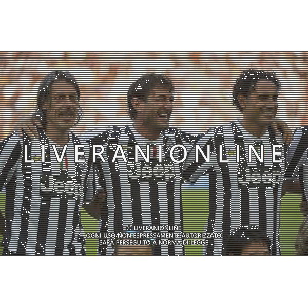 UNESCO CUP, SFIDA TRA VECCHIE GLORIE DI JUVE E REAL Juventus Stadium Torino Federico Tardito/Agenzia Aldo Liverani Sas Nella foto Torricelli, Ferrara , Amoruso ©tardito /AGENZIA ALDO LIVERANI SAS