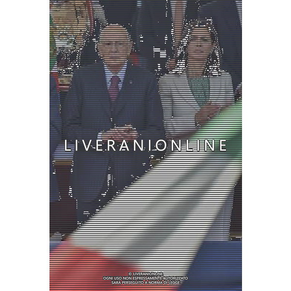 Roma - 02/06/2014 - Parata militare ai Fori Imperiali per la Festa della Repubblica - nella foto: Giorgio Napolitano e Laura Boldrini / Ph. Fabrizio Corradetti - ag. Aldo Liverani Sas