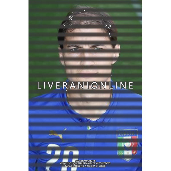 Primi Piani e Gruppo Nazionale Italiana di Calcio per i Mondiali di Calcio FIFA 2014 in Brasile Firenze - 03.06.2014 Nella Foto:Paletta Gabriel /Ph.Vitez-Ag. Aldo Liverani