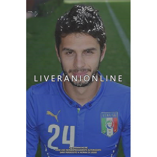 Primi Piani e Gruppo Nazionale Italiana di Calcio per i Mondiali di Calcio FIFA 2014 in Brasile Firenze - 03.06.2014 Nella Foto:Ranocchia Andrea /Ph.Vitez-Ag. Aldo Liverani