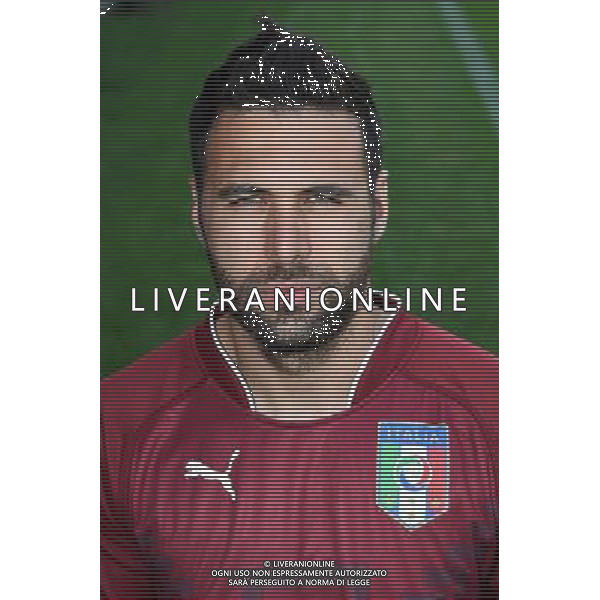 Primi Piani e Gruppo Nazionale Italiana di Calcio per i Mondiali di Calcio FIFA 2014 in Brasile Firenze - 03.06.2014 Nella Foto:Sirigu Salvatore /Ph.Vitez-Ag. Aldo Liverani