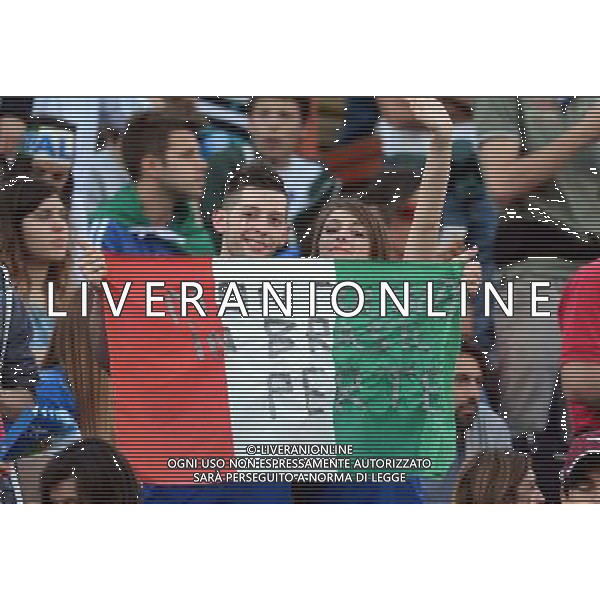 PERUGIA 04-06-2014 AMICHEVOLE ITALIA LUSSEMBURGO NELLA FOTO TIFOSI ITALIA FOTO SETTONCE-AG ALDO LIVERANI SAS