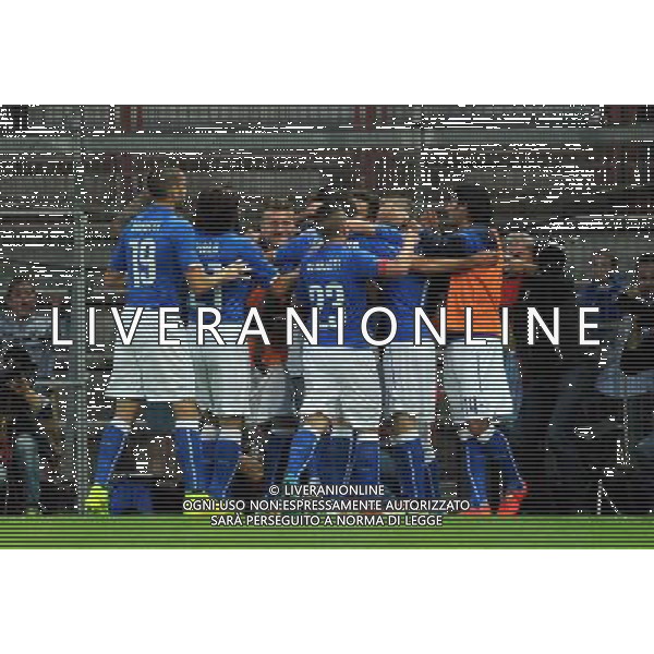 PERUGIA 04-06-2014 AMICHEVOLE ITALIA -LUSSEMBURGO NELLA FOTO ESULTANZA MARCHISIO FOTO SETTONCE-AG ALDO LIVERANI SAS