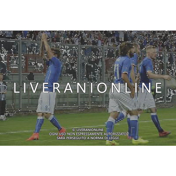 PERUGIA 04-06-2014 AMICHEVOLE ITALIA -LUSSEMBURGO NELLA FOTO ABBRACCI ITALIA FOTO SETTONCE-AG ALDO LIVERANI SAS