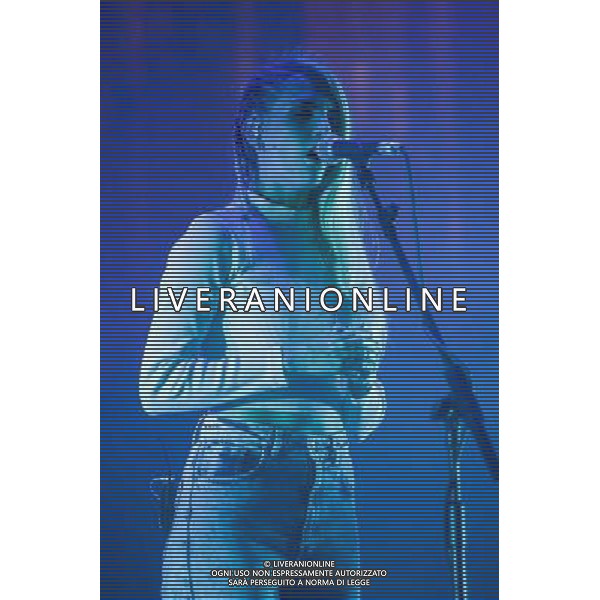 London Grammar perform live at Brixton Academy, London on Tuesday 3 June 2014. Picture shows Hannah Reid. AG ALDO LIVERANI SAS ONLY ITALY
