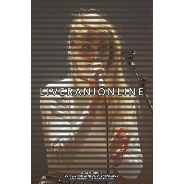London Grammar perform live at Brixton Academy, London on Tuesday 3 June 2014. Picture shows Hannah Reid. AG ALDO LIVERANI SAS ONLY ITALY