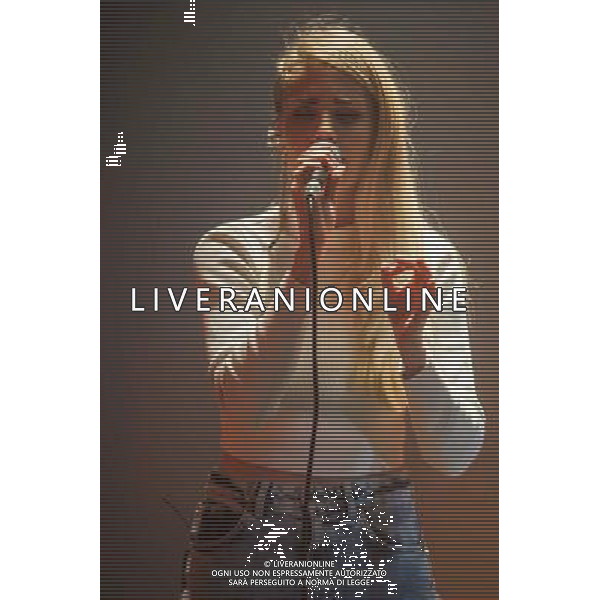 London Grammar perform live at Brixton Academy, London on Tuesday 3 June 2014. Picture shows Hannah Reid. AG ALDO LIVERANI SAS ONLY ITALY