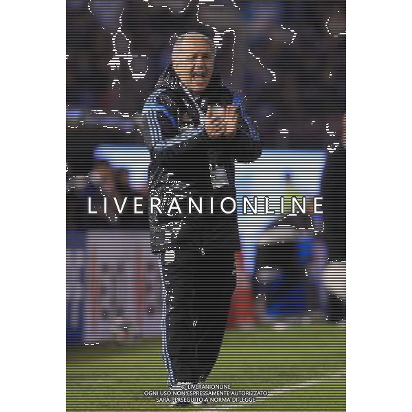 (140605) -- BUENOS AIRES, June 5, 2014 () -- Argentina\'s head coach Alejandro Sabella reacts during a friendly match against Trinidad and Tobago, prior to the 2014 FIFA World Cup, held at the Monumental Stadium, in Buenos Aires, Argentina, on June 4, 2014. (/Martin Zabala) (fnc) (ah) ALDO LIVERANI SAS ONLY ITALY