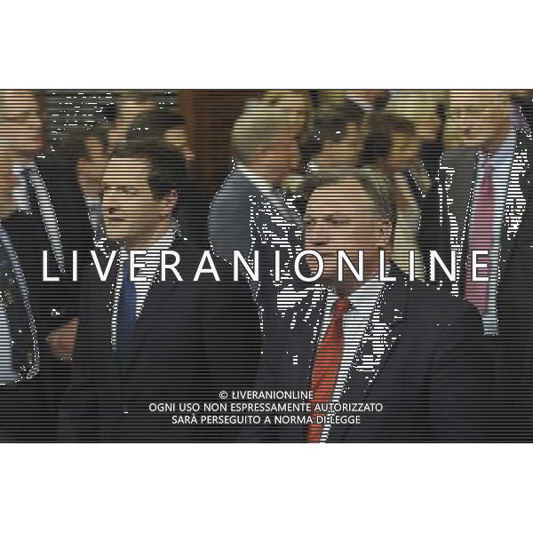 George Osborne and Ed Balls walk through the Members Lobby at the State Opening of Parliament, Palace of Westminster, London, UK. 04/06/2014. AG ALDO LIVERANI SAS ONLY ITALY