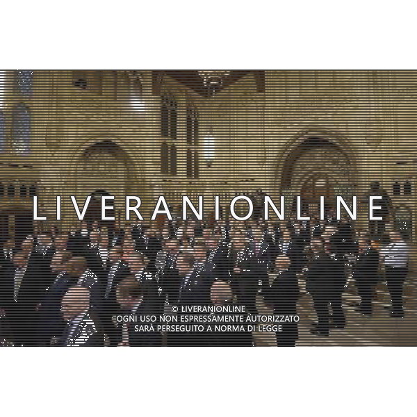 Members of Parliament walk through the Members Lobby at the State Opening of Parliament, Palace of Westminster, London, UK. 04/06/2014. AG ALDO LIVERANI SAS ONLY ITALY