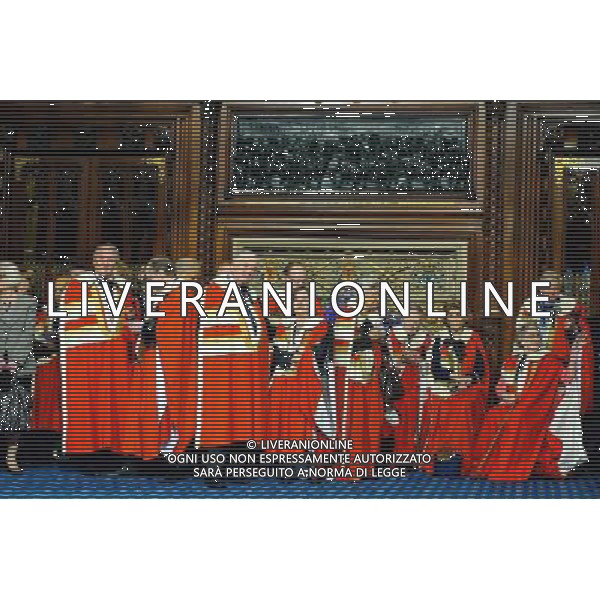 04/06/2014 State Opening Of Parliament 2014 at Westminster Abbey in London AG ALDO LIVERANI SAS ONLY ITALY