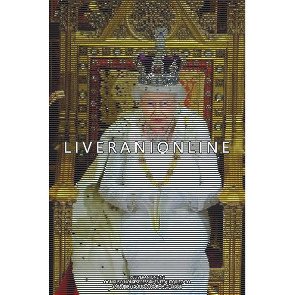 04/06/2014 Queen Elizabeth II State Opening Of Parliament 2014 at Westminster Abbey in London AG ALDO LIVERANI SAS ONLY ITALY