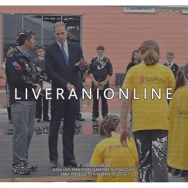 Picture date 4th June 2014. Pic shows; The Duke of Cambridge, Royal Patron of SkillForce, during his visit to Goole High School to launch the new SkillForce Junior Prince\'s Award. ©photoshot/Agenzia Aldo Liverani sas - ITALY ONLY - EDITORIAL USE ONLY - REALI INGLESI: Il principe William d\'inghilterra duca di cambridge in visita nello Yorkshire