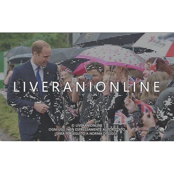 Picture date 4th June 2014. Pic shows; The Duke of Cambridge, Royal Patron of SkillForce, during his visit to Goole High School to launch the new SkillForce Junior Prince\'s Award. ©photoshot/Agenzia Aldo Liverani sas - ITALY ONLY - EDITORIAL USE ONLY - REALI INGLESI: Il principe William d\'inghilterra duca di cambridge in visita nello Yorkshire