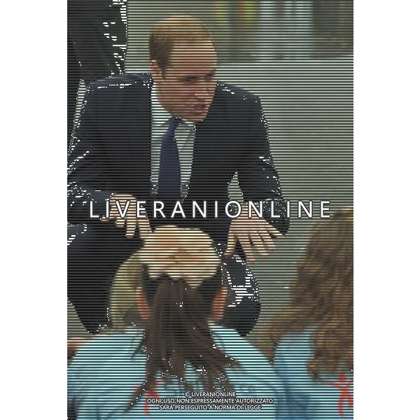 Picture date 4th June 2014. Pic shows; The Duke of Cambridge, Royal Patron of SkillForce, during his visit to Goole High School to launch the new SkillForce Junior Prince\'s Award. ©photoshot/Agenzia Aldo Liverani sas - ITALY ONLY - EDITORIAL USE ONLY - REALI INGLESI: Il principe William d\'inghilterra duca di cambridge in visita nello Yorkshire