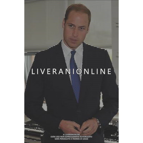 Picture date 4th June 2014. Pic shows; The Duke of Cambridge, Royal Patron of SkillForce, during his visit to Goole High School to launch the new SkillForce Junior Prince\'s Award. ©photoshot/Agenzia Aldo Liverani sas - ITALY ONLY - EDITORIAL USE ONLY - REALI INGLESI: Il principe William d\'inghilterra duca di cambridge in visita nello Yorkshire