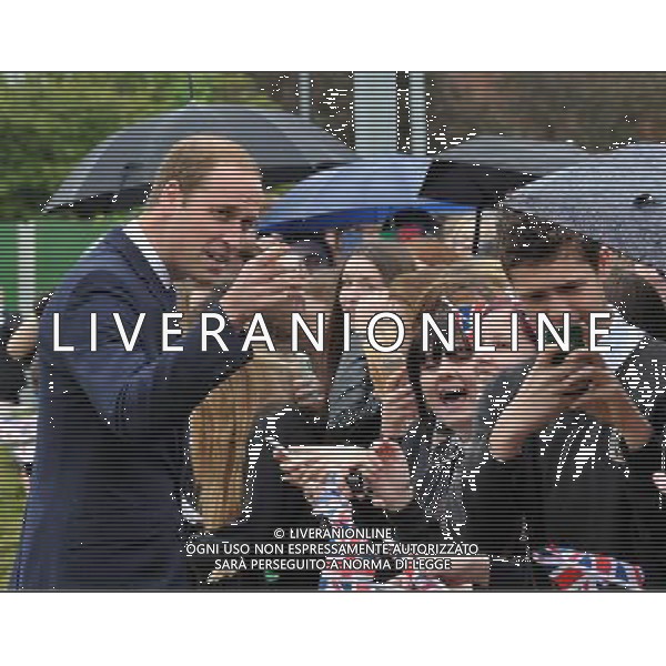 Picture date 4th June 2014. Pic shows; The Duke of Cambridge, Royal Patron of SkillForce, during his visit to Goole High School to launch the new SkillForce Junior Prince\'s Award. ©photoshot/Agenzia Aldo Liverani sas - ITALY ONLY - EDITORIAL USE ONLY - REALI INGLESI: Il principe William d\'inghilterra duca di cambridge in visita nello Yorkshire