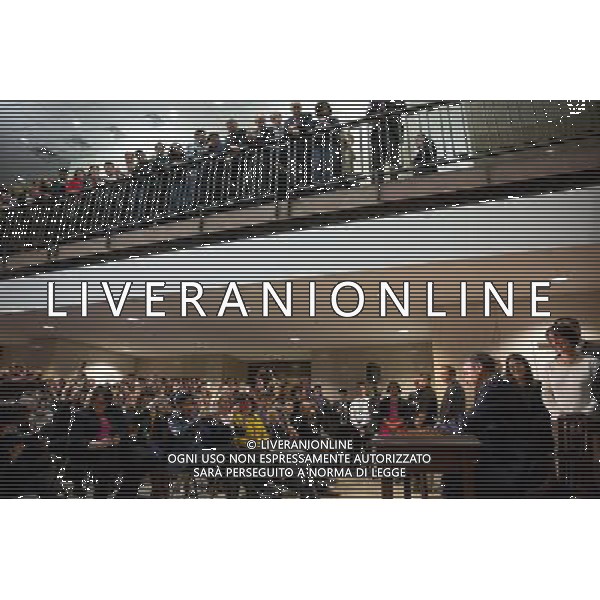 President Barack Obama signs H.R. 3547, the \'Consolidated Appropriations Act, 2014,\' which funds the Federal Government through September 30, 2014, in the New Executive Office Building of the White House, Jan. 17, 2014. ©photoshot/Agenzia Aldo Liverani sas - ITALY ONLY - Il Presidente americano Barack Obama