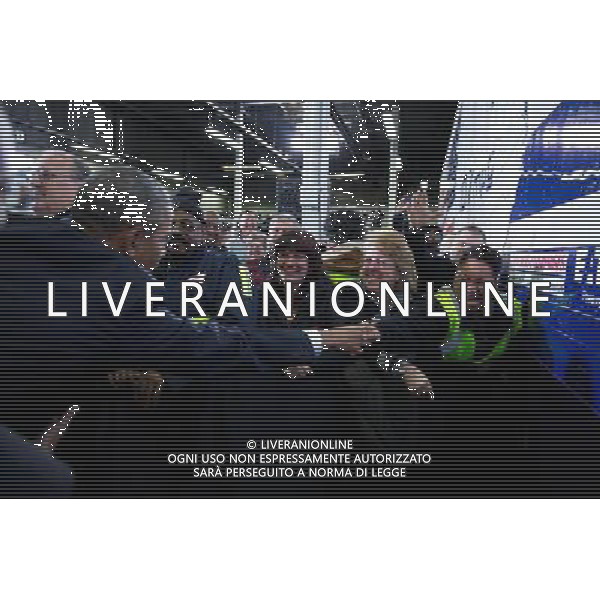 President Barack Obama greets audience members after he delivers remarks on improving the fuel efficiency of American trucks, at the Safeway Distribution Center in Upper Marlboro, Md., Feb. 18, 2014. ©photoshot/Agenzia Aldo Liverani sas - ITALY ONLY - Il Presidente americano Barack Obama