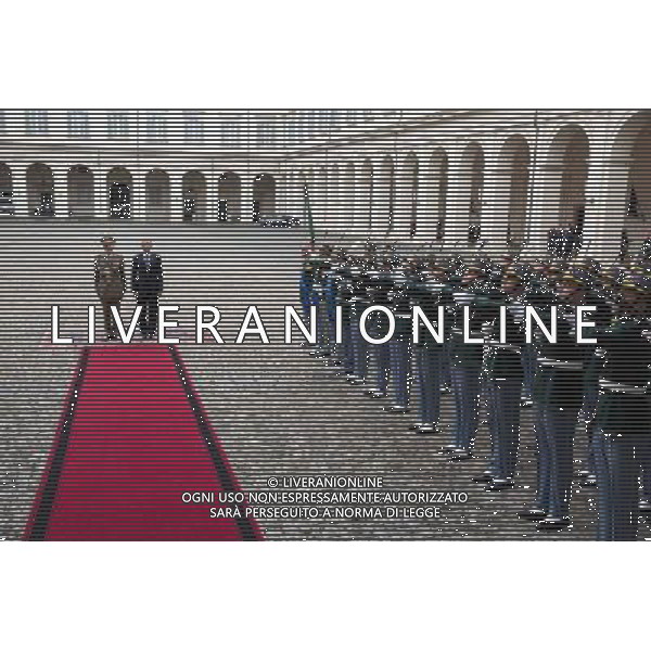 President Barack Obama, with General Rolando Mosca Moschini, views the honor guard upon arrival for a bilateral meeting with Italian President Giorgio Napolitano at Quirinale Palace in Rome, Italy, March 27, 2014. ©PHOTOSHOT/Agenzia Aldo Liverani sas - ITALY ONLY - EDITORIAL USE ONLY - Il Presidente americano Barack Obama