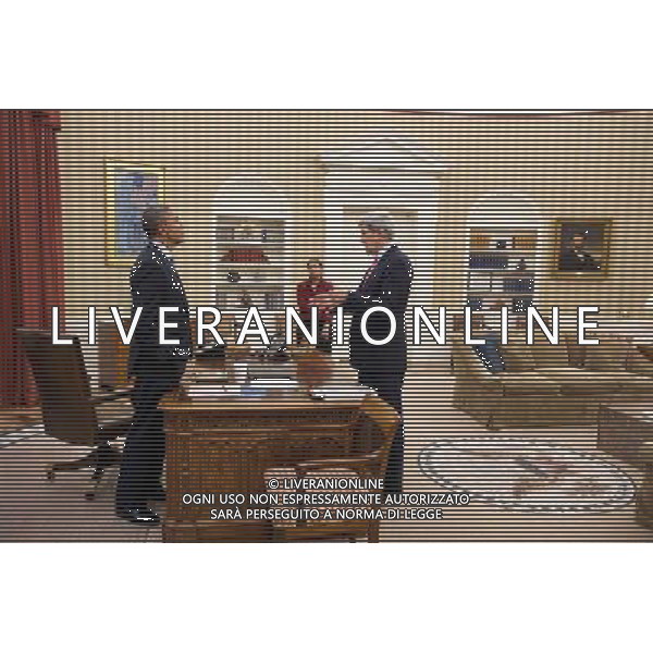 President Barack Obama talks with Secretary of State John Kerry and National Security Advisor Susan E. Rice in the Oval Office, March 19, 2014. ©PHOTOSHOT/Agenzia Aldo Liverani sas - ITALY ONLY - EDITORIAL USE ONLY - Il Presidente americano Barack Obama