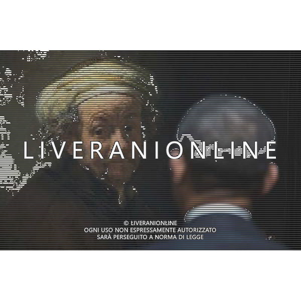 President Barack Obama looks at Rembrandt\'s \'Self-portrait as the Apostle Paul\' as he tours the Rijksmuseum in Amsterdam, the Netherlands, March 24, 2014. ©PHOTOSHOT/Agenzia Aldo Liverani sas - ITALY ONLY - EDITORIAL USE ONLY - Il Presidente americano Barack Obama