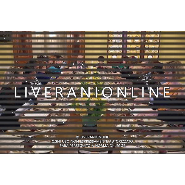 President Barack Obama and First Lady Michelle Obama host a Passover Seder dinner in the Old Family Dining Room of the White House, April 15, 2014. ©PHOTOSHOT/Agenzia Aldo Liverani sas - ITALY ONLY - EDITORIAL USE ONLY - Il Presidente americano Barack Obama