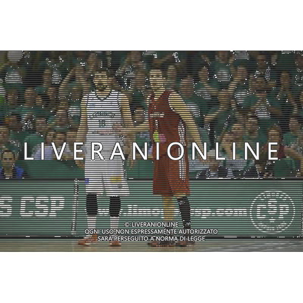 Adrien MOERMAN / Jeremy LELOUP - 05.06.2014 - Limoges / Strasbourg - Match 3 - Finale Pro A Photo : Fred Porcu / Icon Sport *** Local Caption *** ag aldo liverani sas only italy *** Local Caption ***