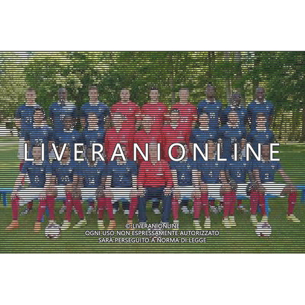 Equipe de France - 06.06.2014 - Photo Officielle Equipe de France - Photo : Fred Porcu / Icon Sport Laurent Koscielny / Moussa Sissoko / Olivier Giroud / Stephane Ruffier / Hugo Lloris / Mickael Landreau / Paul Pogba / Bakary Sagna / Eliaquim Mangala Clement Grenier / Rio Mavuba / Luvas Digne / Eric BEDOUET / Guy Stephan / Jose Alcocer / Mathieu Debuchy / Karim Benzema / Antoine Griezmann Mathieu Valbuena / Loic Remy / Blaise Matuidi / Franck Ribery / Didier Deschamps / Yohan Cabaye / Raphael Varane / Mamadou Sakho / Patrice Evra AG ALDO LIVERANI SAS ONLY ITALY