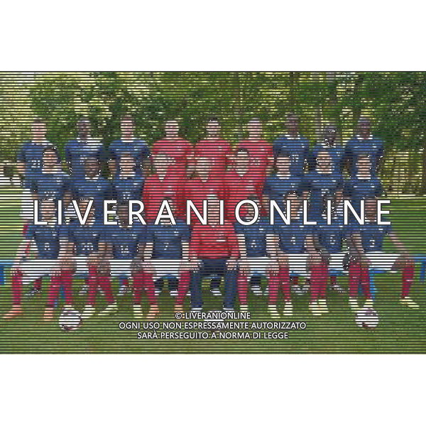 Equipe de France - 06.06.2014 - Photo Officielle Equipe de France - Photo : Fred Porcu / Icon Sport Laurent Koscielny / Moussa Sissoko / Olivier Giroud / Stephane Ruffier / Hugo Lloris / Mickael Landreau / Paul Pogba / Bakary Sagna / Eliaquim Mangala Clement Grenier / Rio Mavuba / Luvas Digne / Eric BEDOUET / Guy Stephan / Jose Alcocer / Mathieu Debuchy / Karim Benzema / Antoine Griezmann Mathieu Valbuena / Loic Remy / Blaise Matuidi / Franck Ribery / Didier Deschamps / Yohan Cabaye / Raphael Varane / Mamadou Sakho / Patrice Evra AG ALDO LIVERANI SAS ONLY ITALY