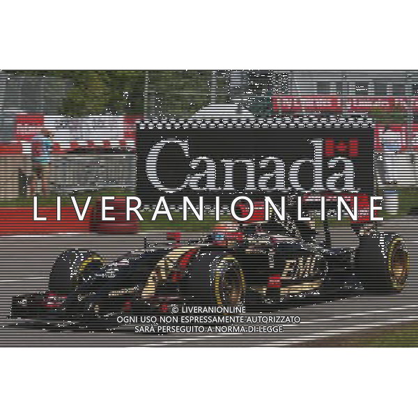 Romain Grosjean (FRA) Lotus F1 E22. 06.06.2014. Formula 1 World Championship, Rd 7, Canadian Grand Prix, Montreal, Canada, Practice Day. - www.xpbimages.com, EMail: requests@xpbimages.com - copy of publication required for printed pictures. Every used picture is fee-liable. © Copyright: Batchelor / XPB Images AG ALDO LIVERANI SAS ONLY ITALY