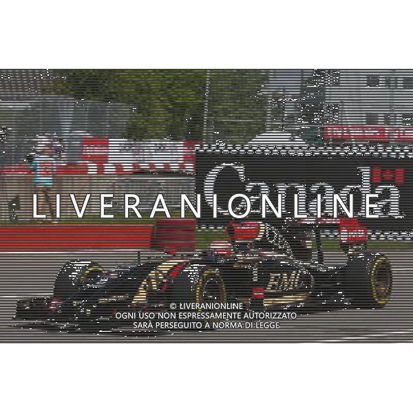 Pastor Maldonado (VEN) Lotus F1 E21. 06.06.2014. Formula 1 World Championship, Rd 7, Canadian Grand Prix, Montreal, Canada, Practice Day. - www.xpbimages.com, EMail: requests@xpbimages.com - copy of publication required for printed pictures. Every used picture is fee-liable. © Copyright: Batchelor / XPB Images AG ALDO LIVERANI SAS ONLY ITALY